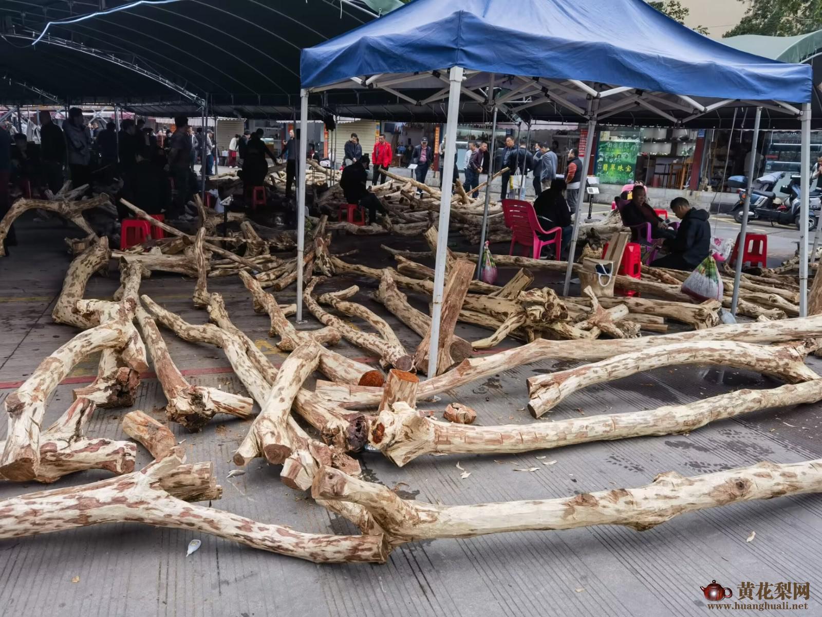 海南黄花梨市场上的海南黄花梨新料